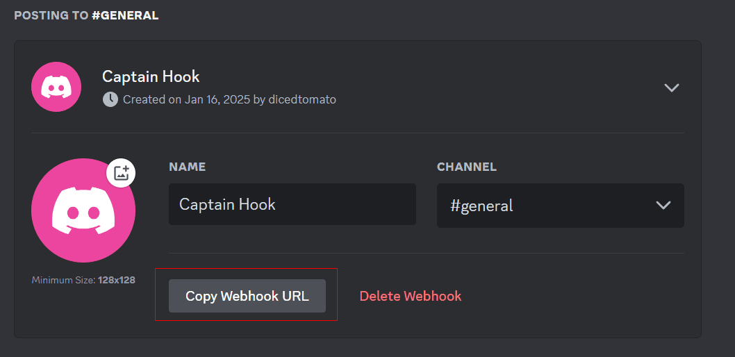 Webhook URL